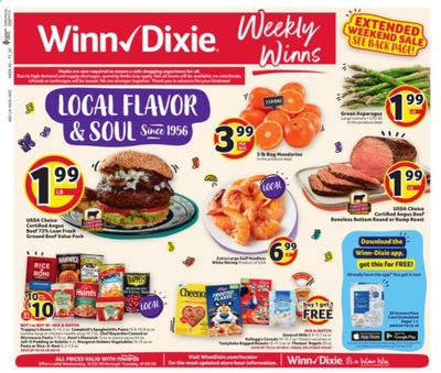 Winn Dixie Weekly Ad Flyer September 23 to September 29
