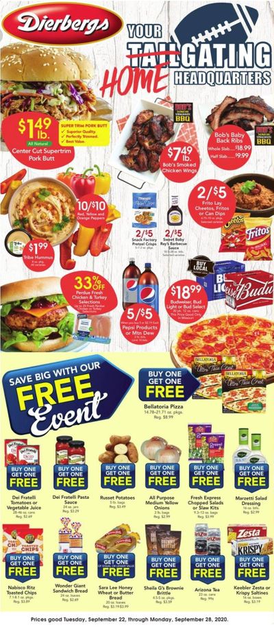 Dierbergs (IL, MO) Weekly Ad Flyer September 22 to September 28