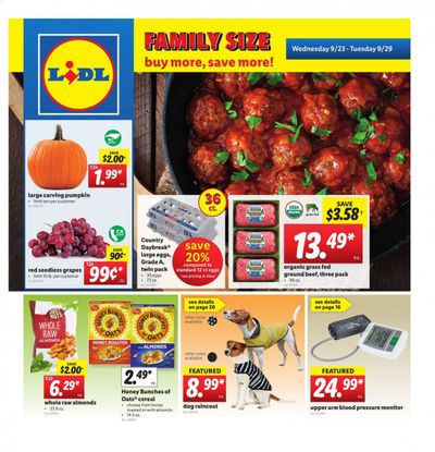 Lidl Weekly Ad Flyer September 23 to September 29