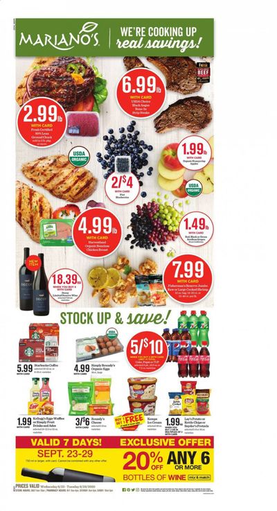 Mariano’s Weekly Ad Flyer September 23 to September 29