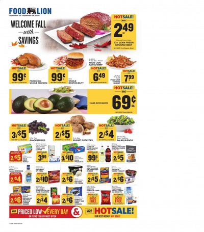 Food Lion (MD) Weekly Ad Flyer September 23 to September 29