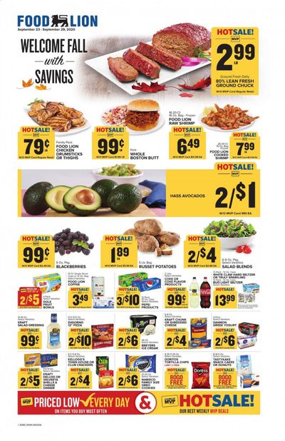 Food Lion (KY) Weekly Ad Flyer September 23 to September 29