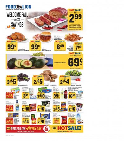 Food Lion (WV) Weekly Ad Flyer September 23 to September 29