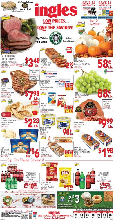 Ingles Weekly Ad Flyer September 23 to September 29