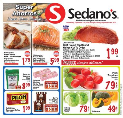 Sedano's Weekly Ad Flyer September 23 to September 29
