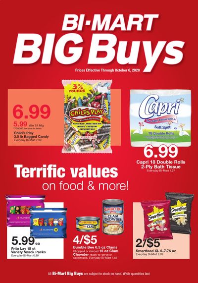 Bi-Mart Weekly Ad Flyer September 23 to October 6