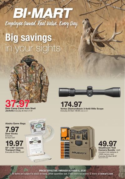 Bi-Mart Weekly Ad Flyer September 23 to October 6