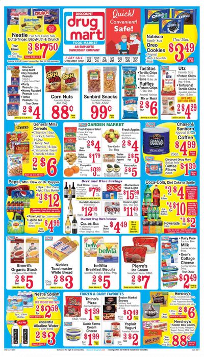 Discount Drug Mart Weekly Ad Flyer September 23 to September 29