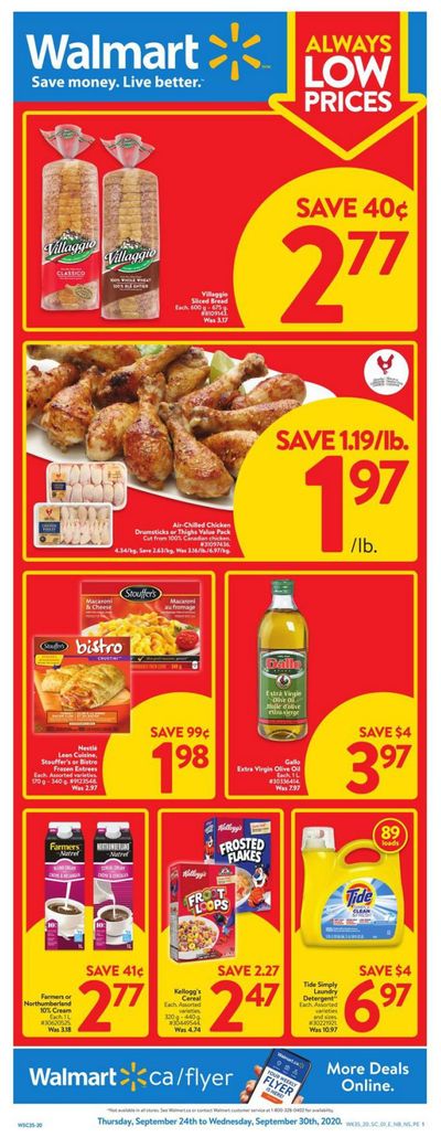 Walmart (Atlantic) Flyer September 24 to 30