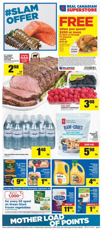 Real Canadian Superstore (ON) Flyer September 24 to 30