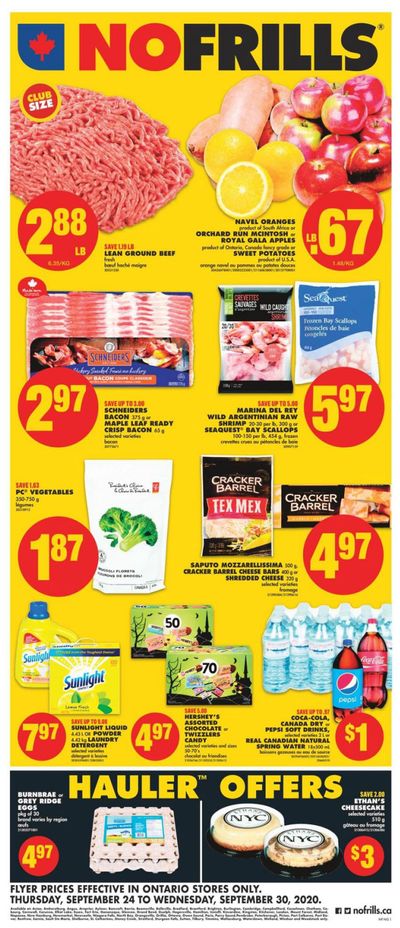 No Frills (ON) Flyer September 24 to 30