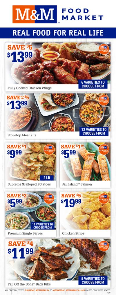 M&M Food Market (Atlantic and West) Flyer September 24 to 30