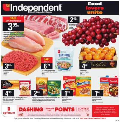 Independent Grocer (Atlantic) Flyer December 5 to 11