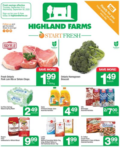 Highland Farms Flyer September 24 to 30