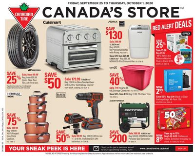 Canadian Tire (ON) Flyer September 25 to October 1