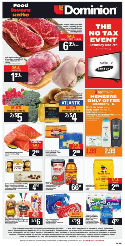 Dominion Flyer December 5 to 11