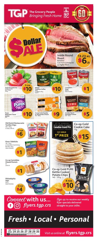 TGP The Grocery People Flyer September 24 to 30