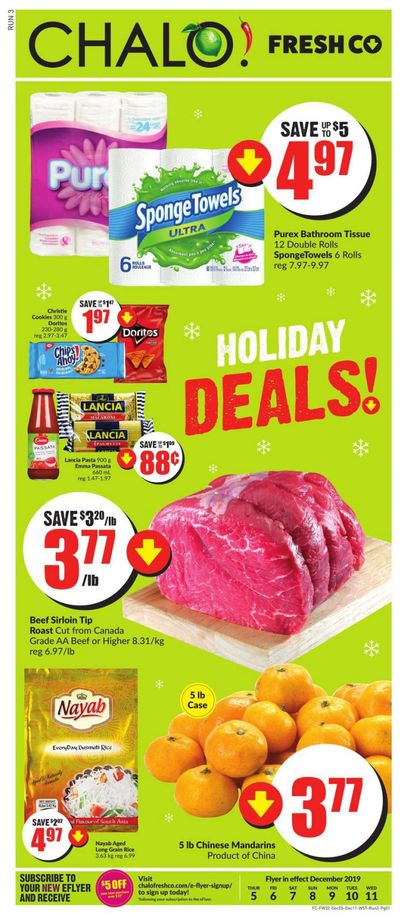 Chalo! FreshCo (West) Flyer December 5 to 11