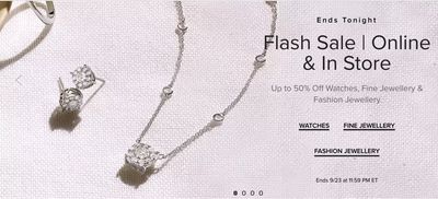 Hudson’s Bay Canada Flash Sale: Today, Save up to 50% Off Select Watches & Fine Jewellery