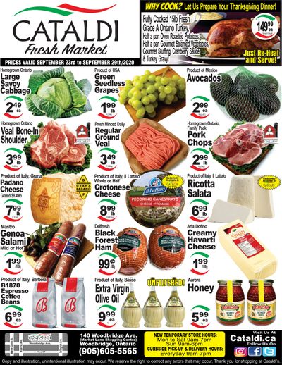 Cataldi Fresh Market Flyer September 23 to 29