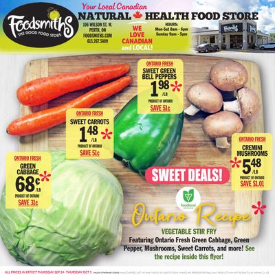 Foodsmiths Flyer September 24 to October 1