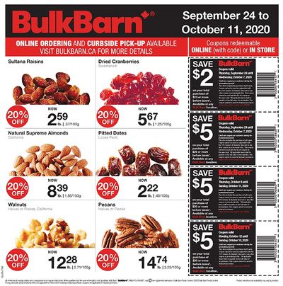 Bulk Barn Flyer September 24 to October 11