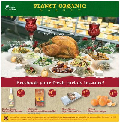 Planet Organic Market (ON) Flyer November 28 to December 31