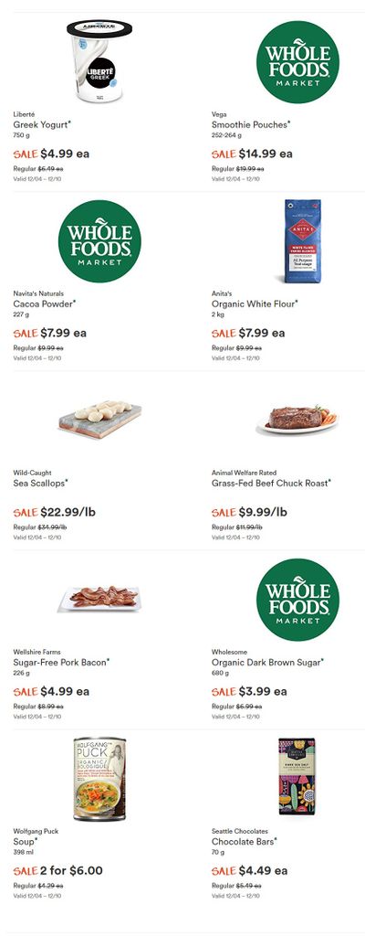 Whole Foods Market (West) Flyer December 4 to 10