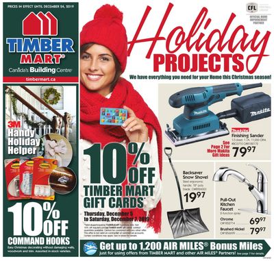 Timber Mart Flyer December 4 to 24