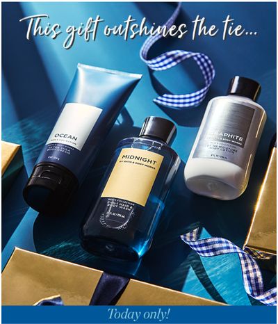 Bath & Body Works Canada Coupons: Men’s Body Care for $4.95, Today + Save $10 Off $30 with Coupon + More