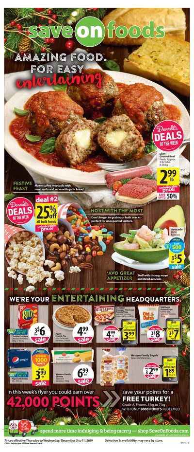 Save on Foods (AB) Flyer December 5 to 11