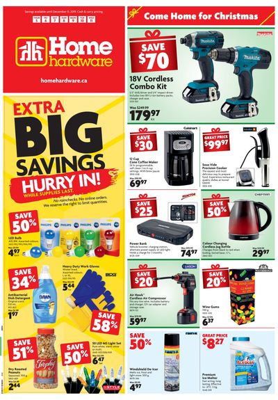 Home Hardware (ON) Flyer December 5 to 11