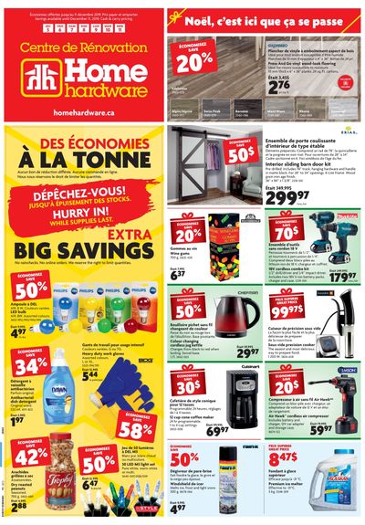 Home Hardware Building Centre (QC) Flyer December 5 to 11