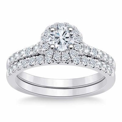 Round Brilliant Diamond Wedding Set (1.00 ctw) On Sale for $1,999.99 (Save $500.00) at Costco Canada Round Brilliant Diamond Wedding Set (1.00 ctw) On Sale for $1,999.99 (Save $500.00) at Costco Canada