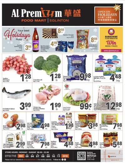 Al Premium Food Mart (Eglinton Ave.) Flyer December 5 to 11