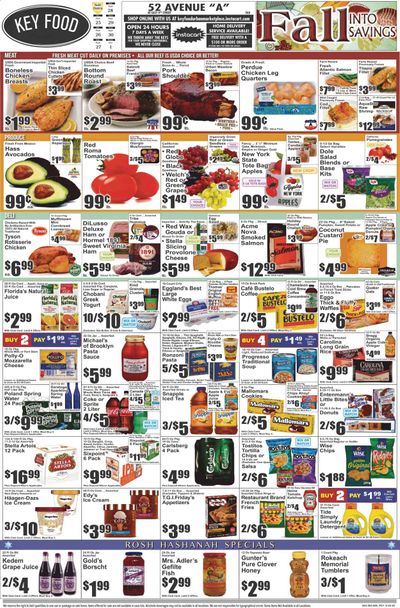 Key Food (NY) Weekly Ad Flyer September 25 to October 1