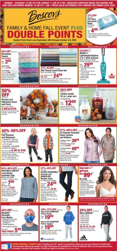 Boscov's Weekly Ad Flyer September 24 to September 30