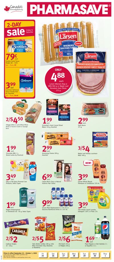 Pharmasave (Atlantic) Flyer September 25 to October 1