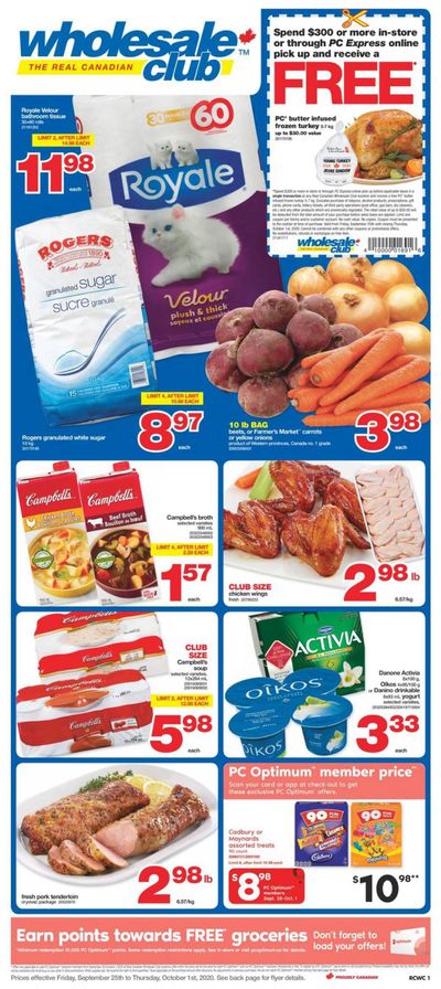 Real Canadian Wholesale Club Flyer September 25 to October 1