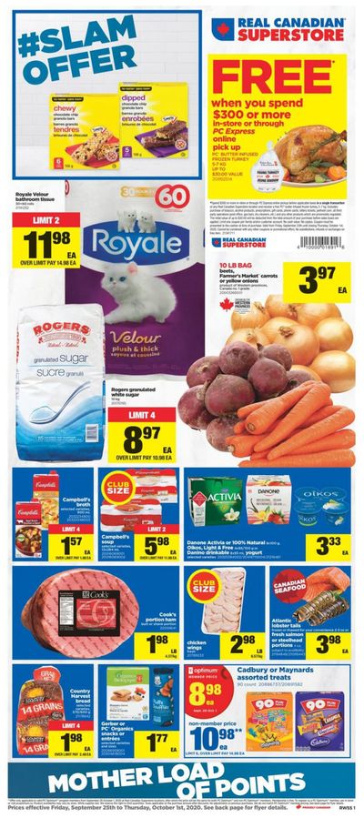 Real Canadian Superstore (West) Flyer September 25 to October 1