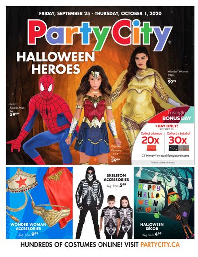 Party City Flyer September 25 to October 1