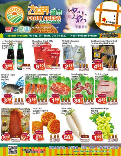 Farm Fresh Supermarket Flyer September 25 to October 1