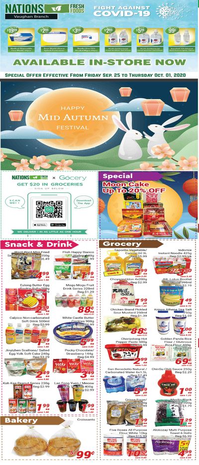Nations Fresh Foods (Vaughan) Flyer September 25 to October 1