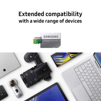 Samsung microSD Evo Select memory card with MB-ME512GA / AM adapter 512 GB 100 MB / s (U3) on Sale for $ 89.99 (Save $ 24.62) at Amazon Canada
