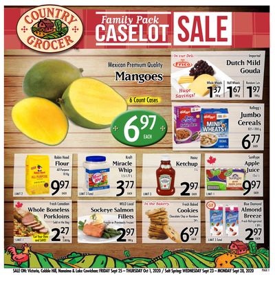 Country Grocer Flyer September 25 to October 1