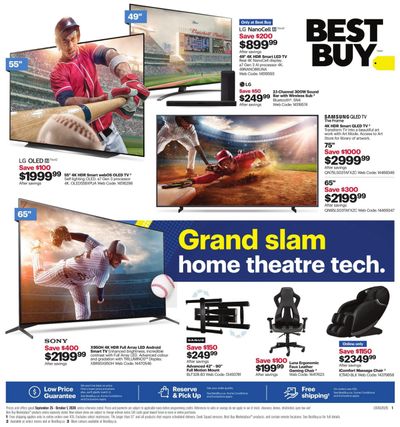 Best Buy Flyer September 25 to October 1