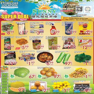 Sunny Foodmart (Etobicoke) Flyer September 25 to October 1