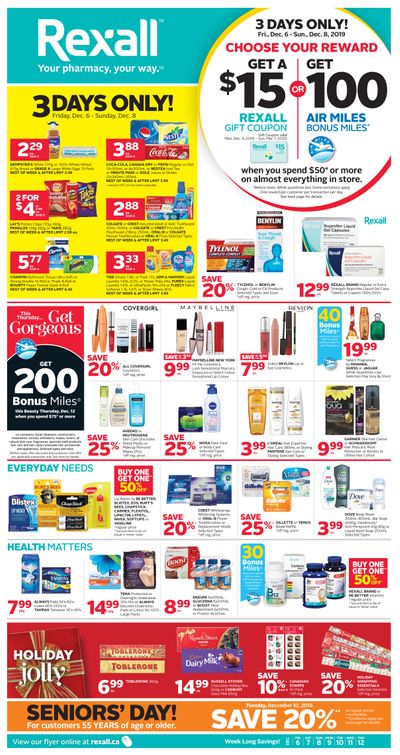 Rexall (West) Flyer December 6 to 12