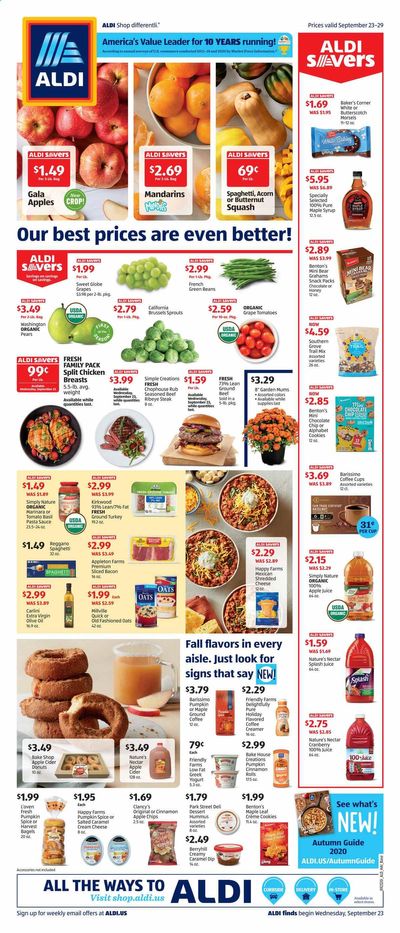 ALDI (FL, IN, WI) Weekly Ad Flyer September 23 to September 29