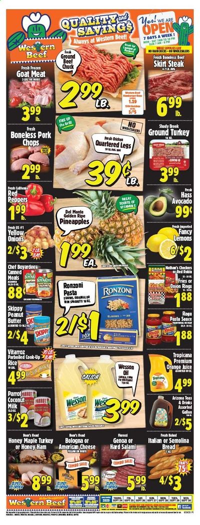 Western Beef Weekly Ad Flyer September 24 to September 30
